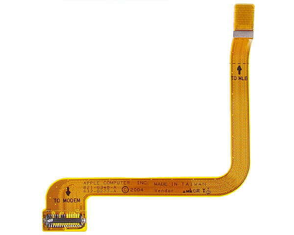 APPLE POWERBOOK G4 15" A1095 MODEM CONNECTOR FLEX CABLE 821-0348-A
