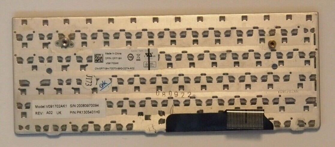 Dell Mini 9 Inspiron 910 UK English QWERTY Keyboard 0P719H P719H