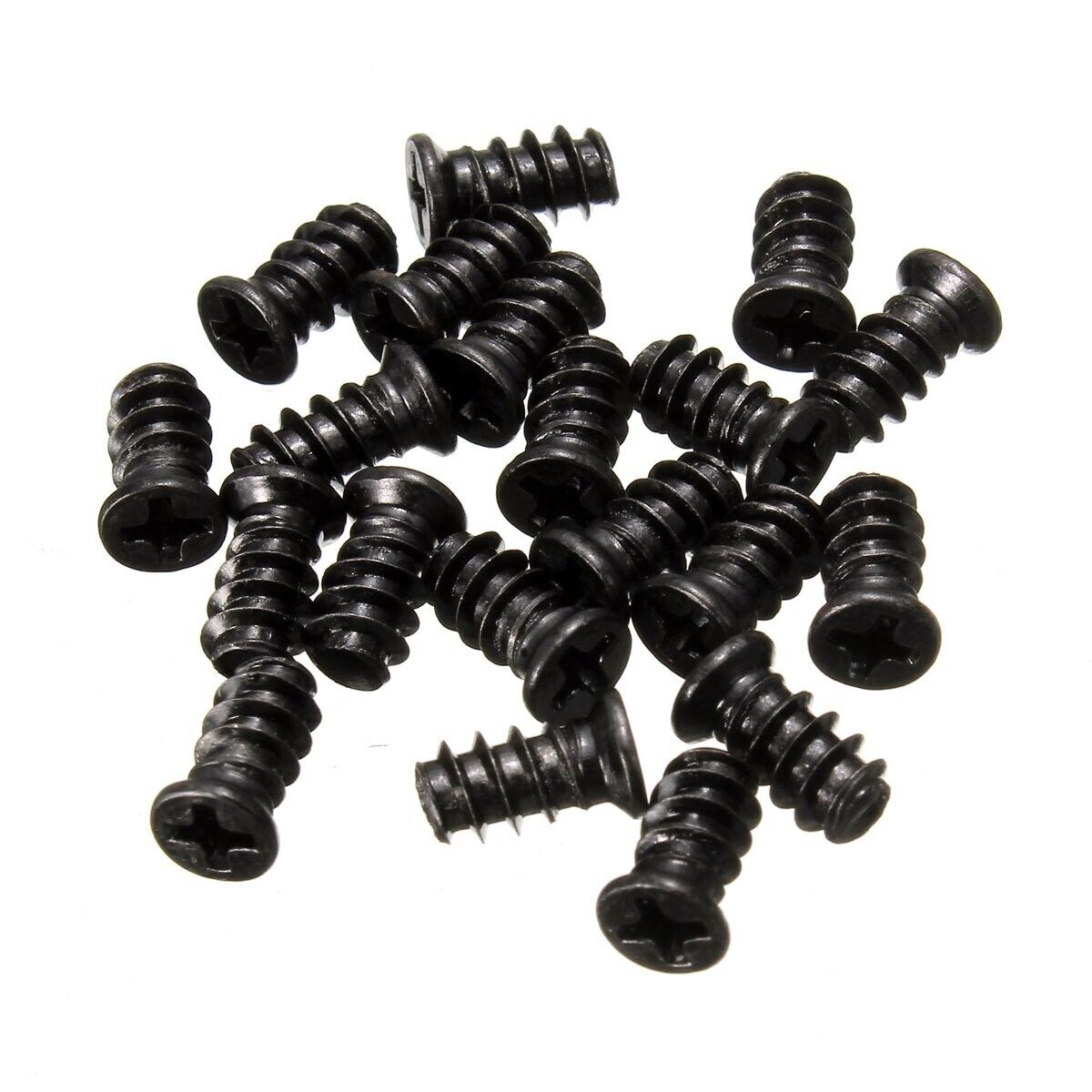 8 x Black Computer PC Case Fan Mounting Screw for 50mm 60mm 80mm