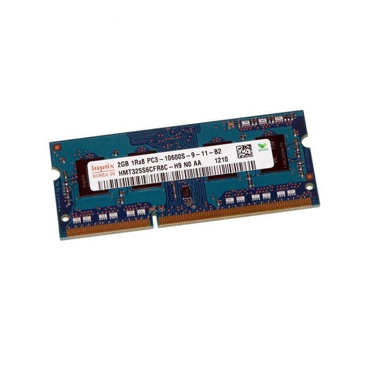 2GB RAM laptop SODIMM Hynix HMT325S6CFR8C-H9 DDR3 PC3-10600S 1333MHz CL9