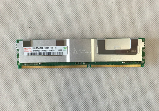 2GB Hynix HYMP125F72CP8D3-Y5 DDR2-667 PC2-5300F 2Rx8 ECC FB-DIMM Server-RAM