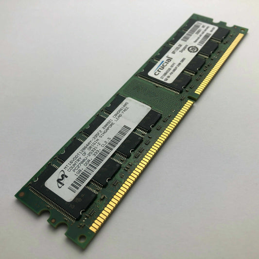 CRUCIAL Micron MT16VDDT12864AG-40BD2 DDR-400 PC-3200 1GB