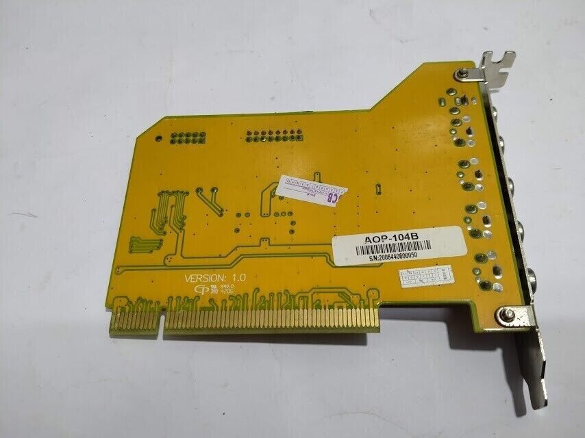 4CH Video DVR Card  Version 1.0 AOP104B