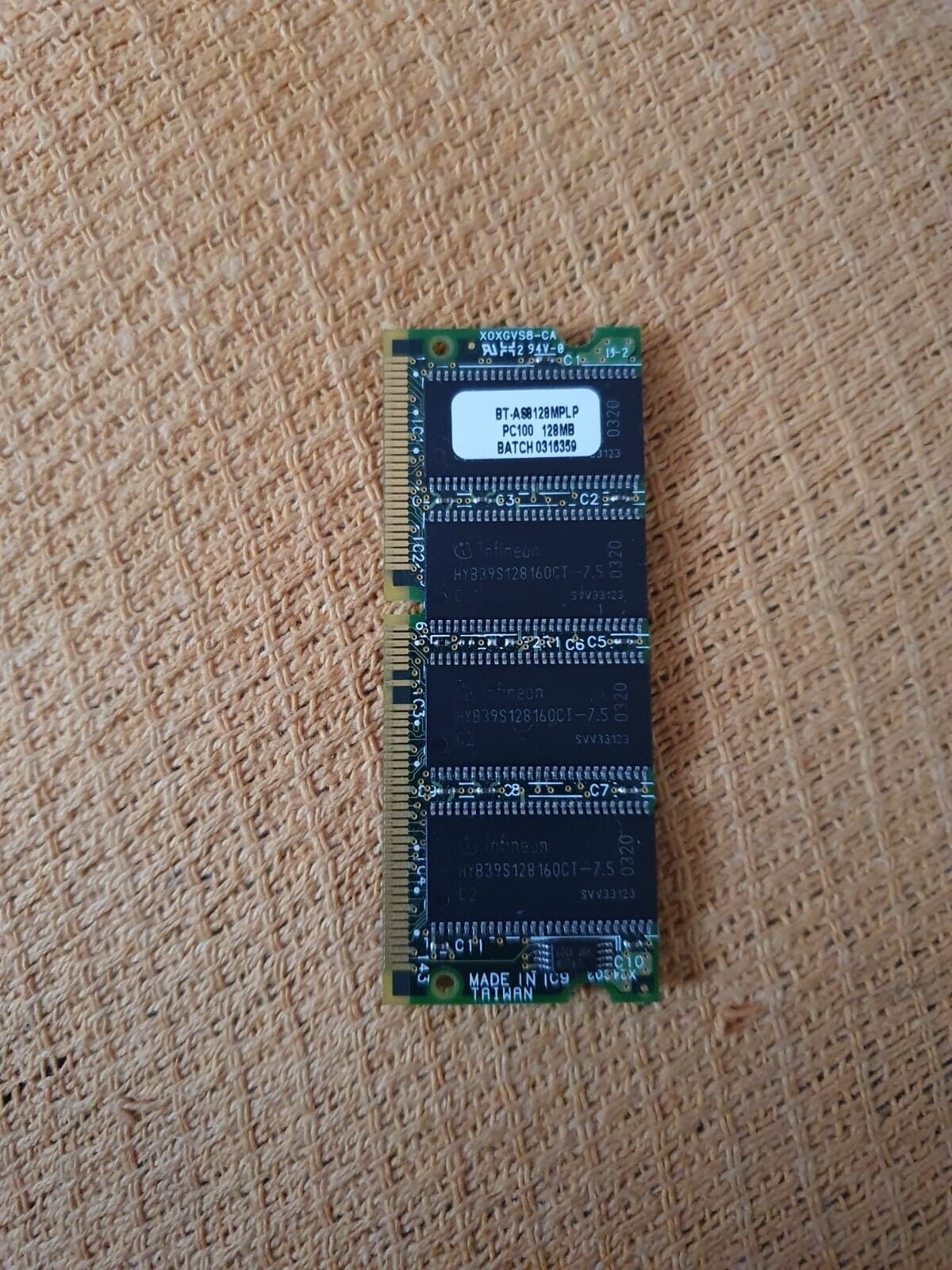 Buffalo BT-AS8128MPLP 128MB PC100 SODIMM Memory RAM