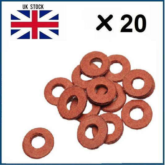 20 pcs 3mm Red Motherboard Screw Insulating Fibre Washers