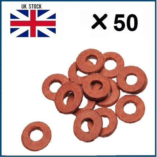 50  pcs 3mm Red Motherboard Screw Insulating Fibre Washers
