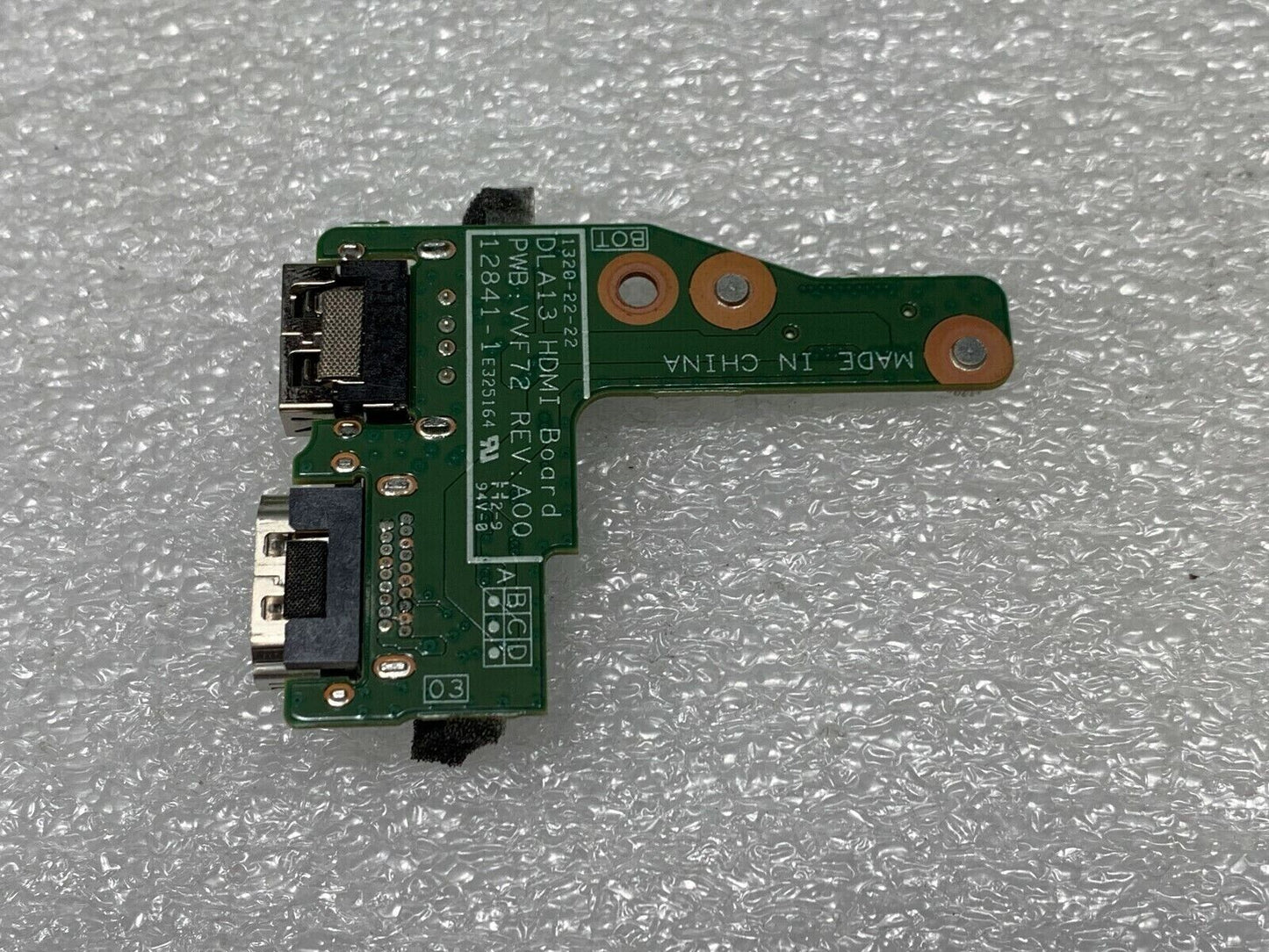 Dell Latitude 3330 13.3" Laptop HDMI & USB Port Board - VVF72
