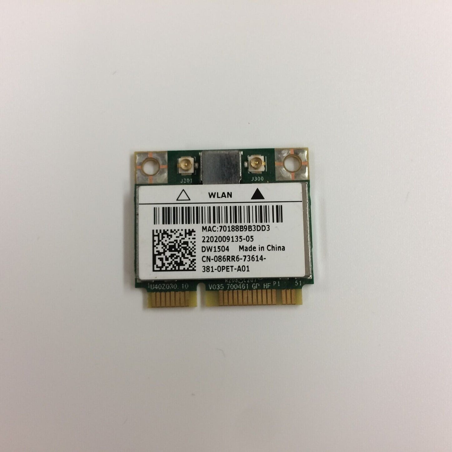 Dell Latitude 3330 Wireless WiFi Card 086RR6 86RR6