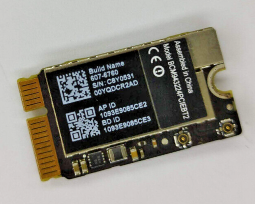 Apple MacBook Air A1369 A1370 WLAN Wifi Bluetooth Card Card 607-6760